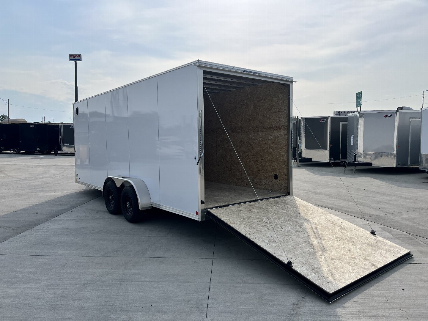 New 2026 Bighorn R&M 7x20+2’V 7K 7ft tall SUPERIOR QUALITY Contractor Model Rear Ramp Enclosed Cargo Trailer