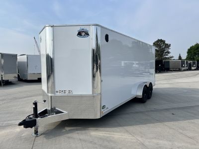 New 2026 Bighorn R&M 7x20+2’V 7K 7ft tall SUPERIOR QUALITY Contractor Model Rear Ramp Enclosed Cargo Trailer
