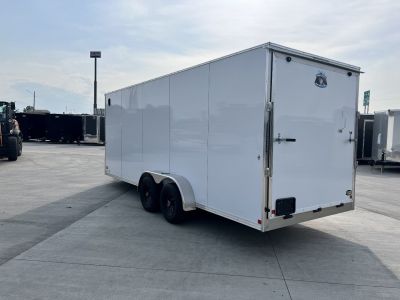 New 2026 Bighorn R&M 7x20+2’V 7K 7ft tall SUPERIOR QUALITY Contractor Model Rear Ramp Enclosed Cargo Trailer