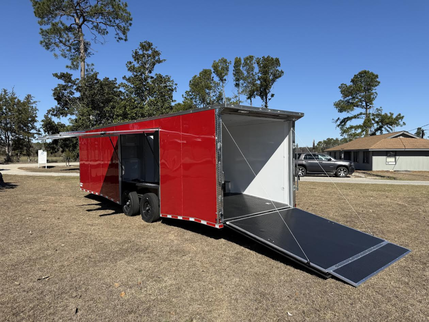 9×28 Car Hauler Trailer photo 9