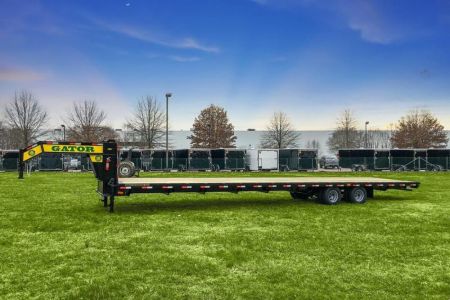 New 2026 Gatormade Trailers HOT SHOT 24.9K GOOSENECK Equipment Trailer