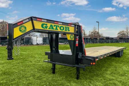 New 2026 Gatormade Trailers HOT SHOT 24.9K GOOSENECK Equipment Trailer