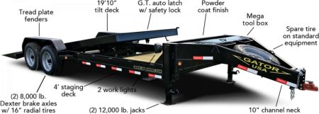 New 2026 Gatormade Trailers Aardvark Bumper Pull Equipment Equipment Trailer