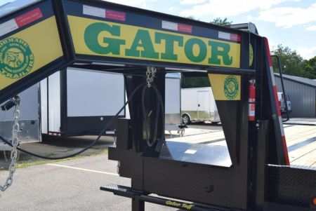New GATORMADE 20'+5' ELITE GOOSENECK HEAVY EQUIPMENT TRAILER w/ HYDRAULIC JACKS