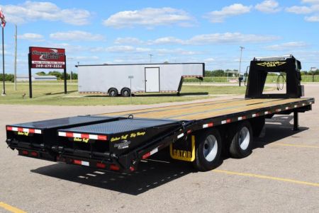New GATORMADE 20'+5' ELITE GOOSENECK HEAVY EQUIPMENT TRAILER w/ HYDRAULIC JACKS