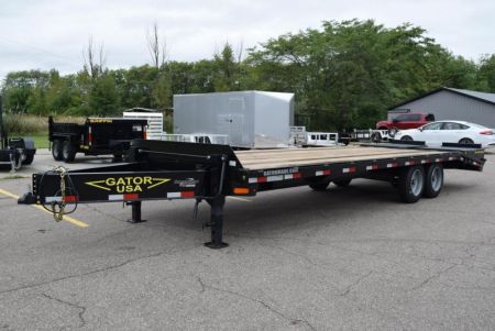 New GATORMADE 20'+5' PINTLE 16K EQUIPMENT TRAILER