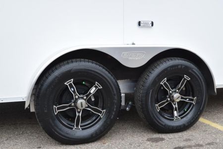 New BRAVO 7x22'+5' SILVER STAR ALUMINUM SNOWMOBILE/UTV TRAILER