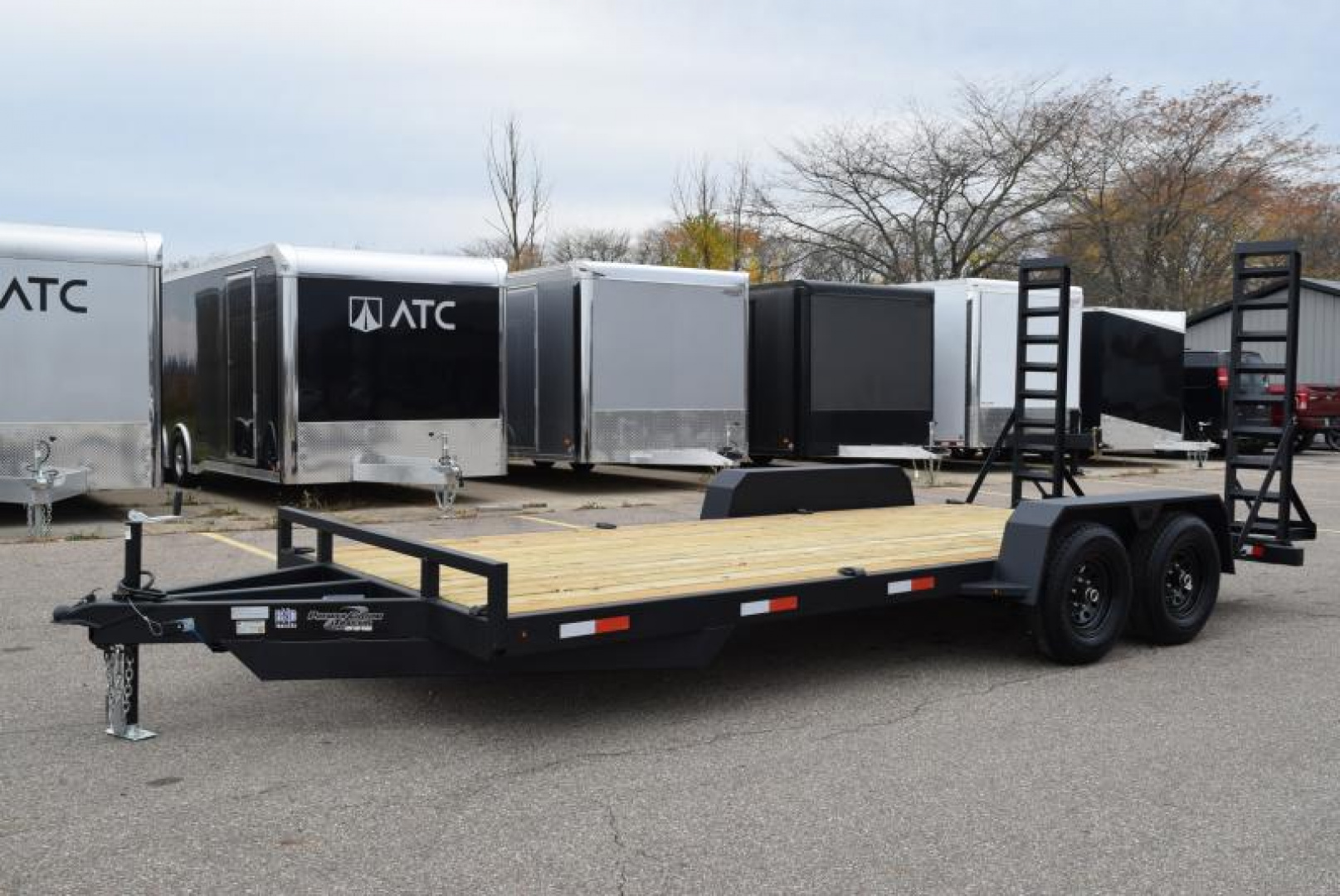 7×18 Equipment Flatbed Trailer photo 4
