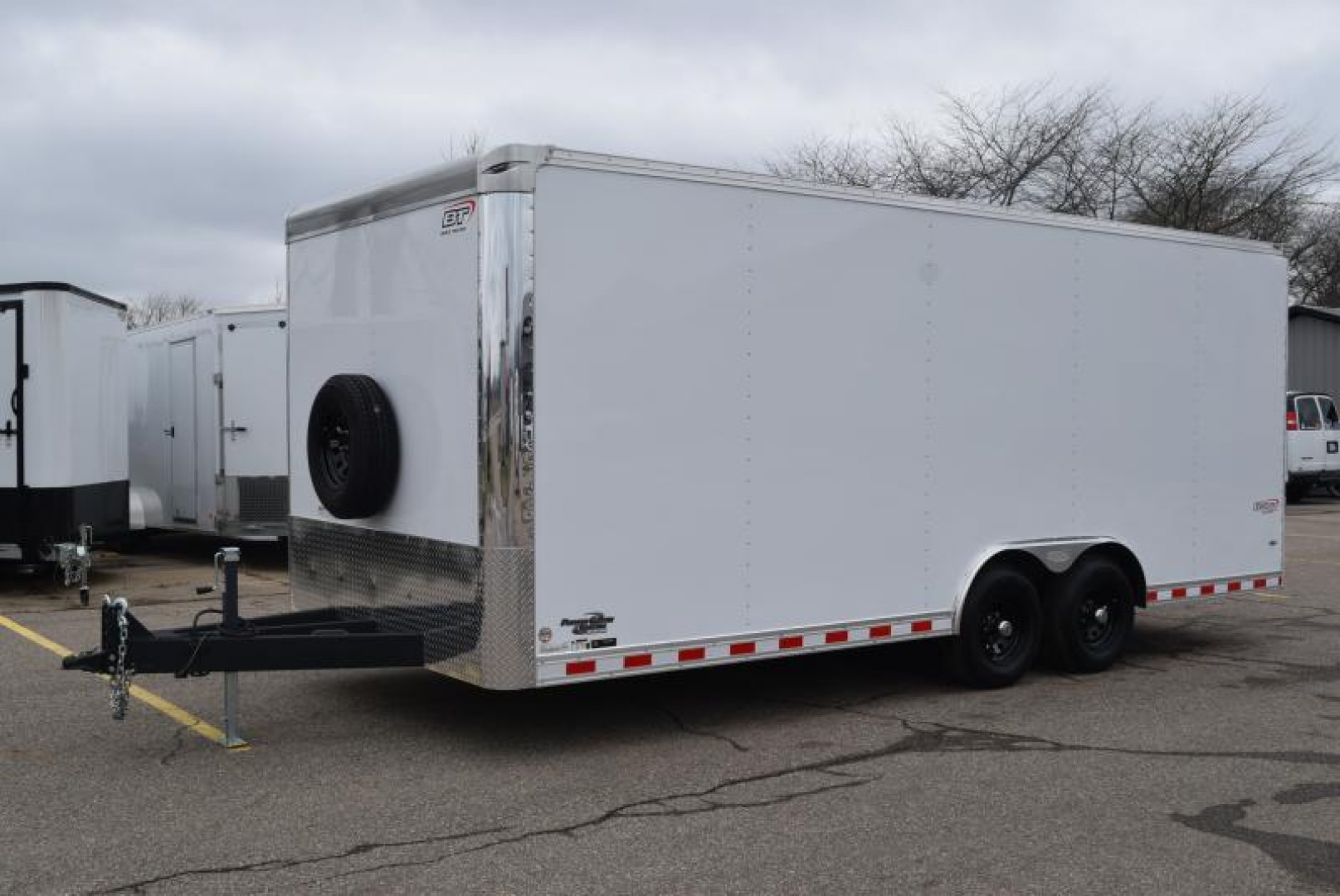 New BRAVO STAR 8.5x20 GREENPRO ENCLOSED LANDSCAPE CARGO TRAILER