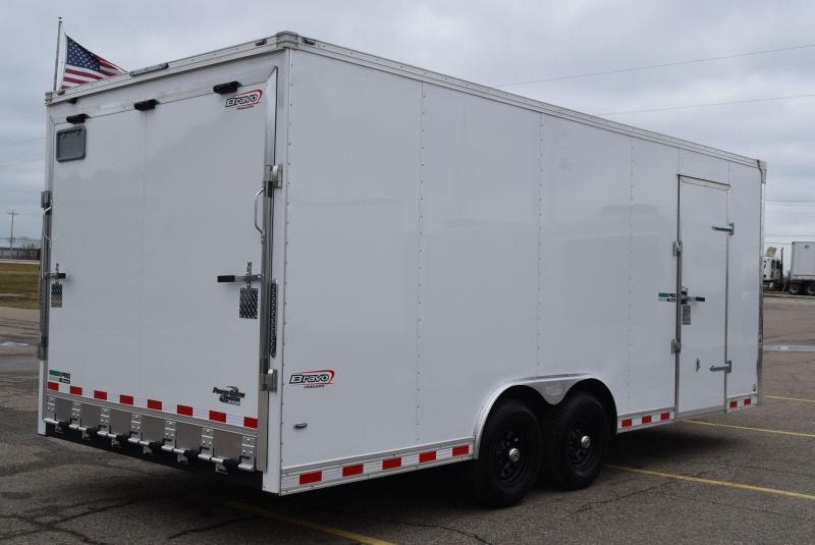 New BRAVO STAR 8.5x20 GREENPRO ENCLOSED LANDSCAPE CARGO TRAILER