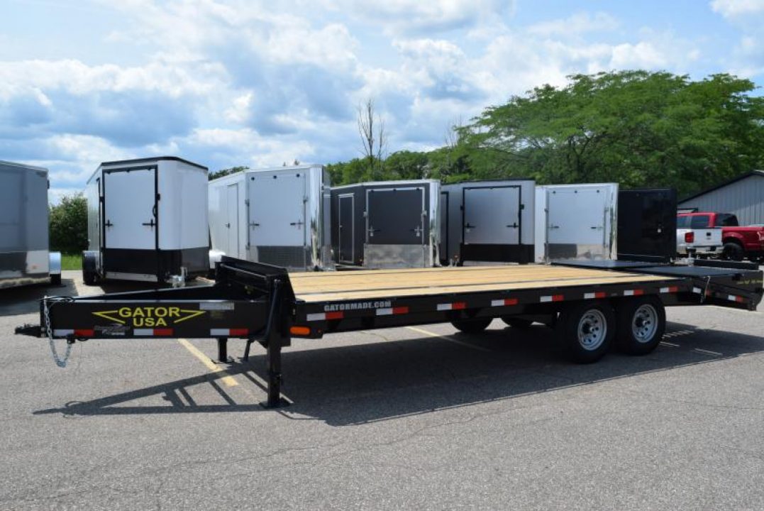 9×21 Equipment Flatbed Trailer photo 3