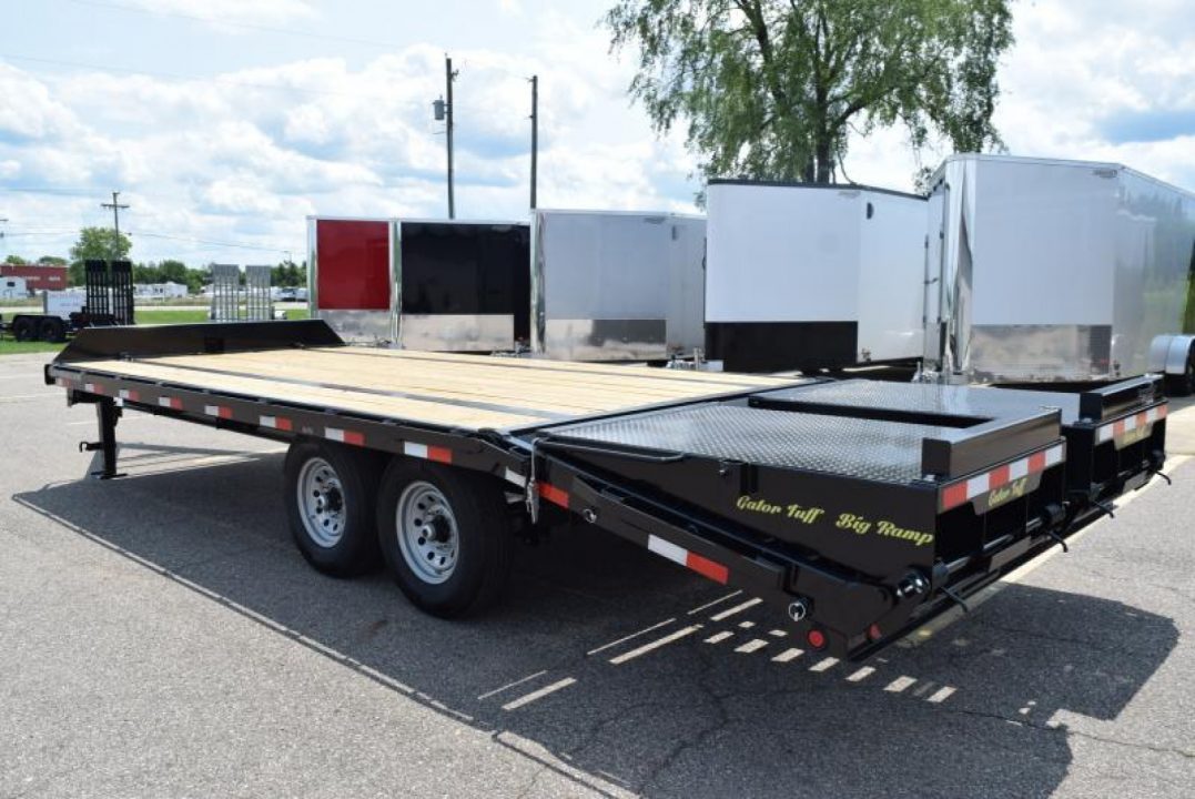 9×21 Equipment Flatbed Trailer photo 4