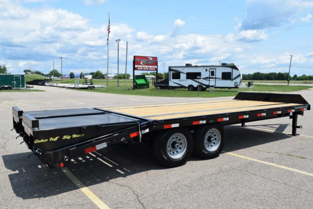9×21 Equipment Flatbed Trailer photo 2