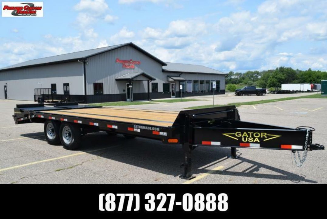 9×21 Equipment Flatbed Trailer