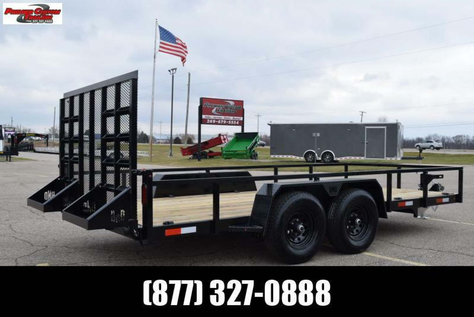 7×16 Utility Trailer