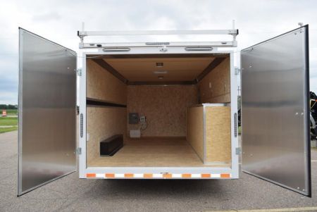 New BRAVO STAR 8.5x16 PRO SERIES CONTRACTOR TRAILER w/ REAR DOUBLE DOORS