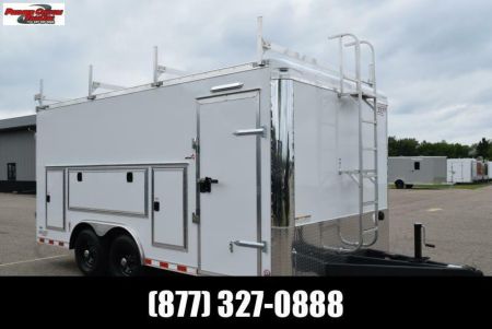 New BRAVO STAR 8.5x16 PRO SERIES CONTRACTOR TRAILER w/ REAR DOUBLE DOORS