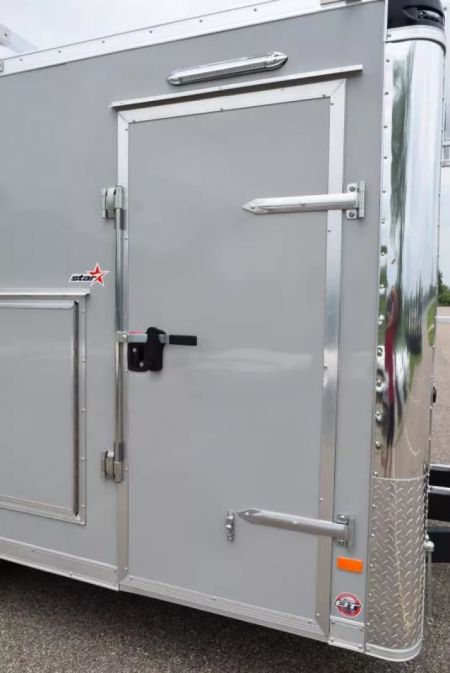 New BRAVO STAR 8.5x16 PRO SERIES CONTRACTOR TRAILER w/ REAR RAMP DOOR