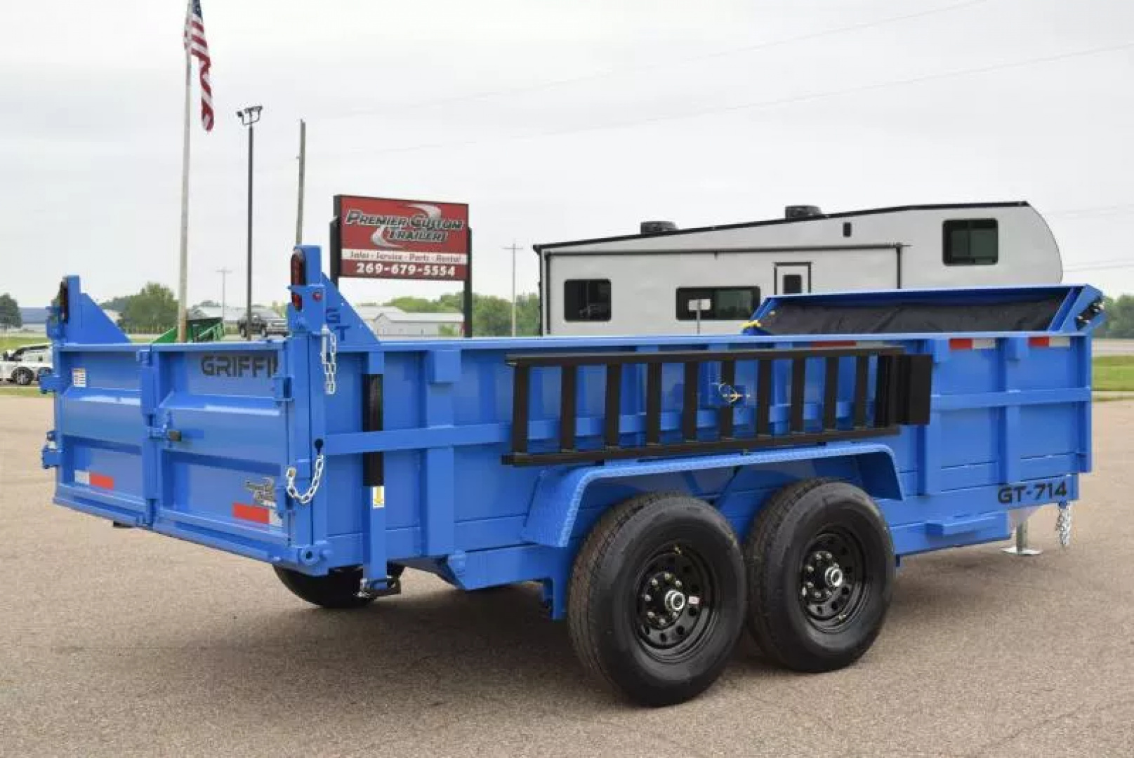 New 2026 Griffin Trailers GT714 Dump Trailer