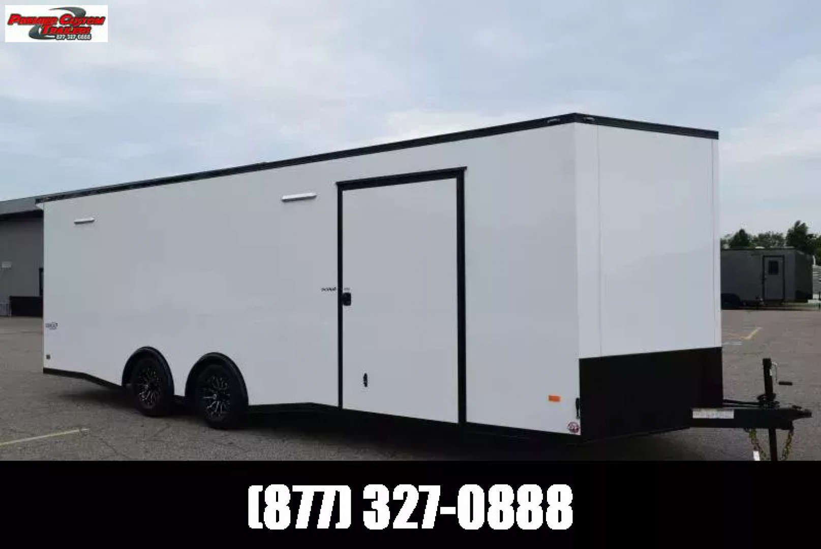 New BRAVO 8.5x24 SCOUT PERFORMANCE ENCLOSED RACE TRAILER *MIDNIGHT EDITION*