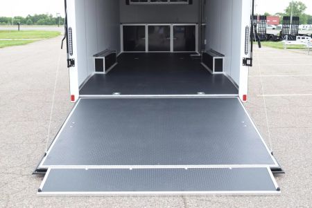 New BRAVO 8.5x24 SCOUT PERFORMANCE ENCLOSED RACE TRAILER *MIDNIGHT EDITION*