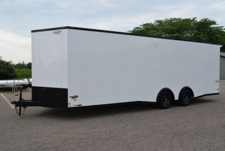 New BRAVO 8.5x24 SCOUT PERFORMANCE ENCLOSED RACE TRAILER *MIDNIGHT EDITION*