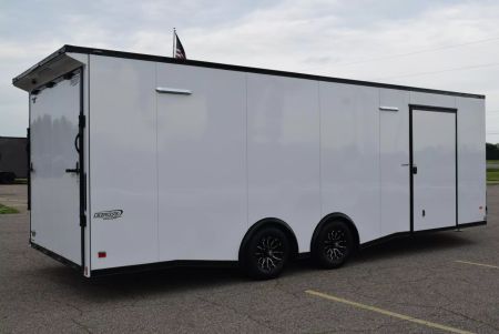 New BRAVO 8.5x24 SCOUT PERFORMANCE ENCLOSED RACE TRAILER *MIDNIGHT EDITION*