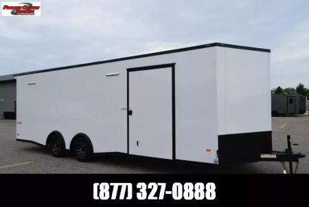 New BRAVO 8.5x24 SCOUT PERFORMANCE ENCLOSED RACE TRAILER *MIDNIGHT EDITION*