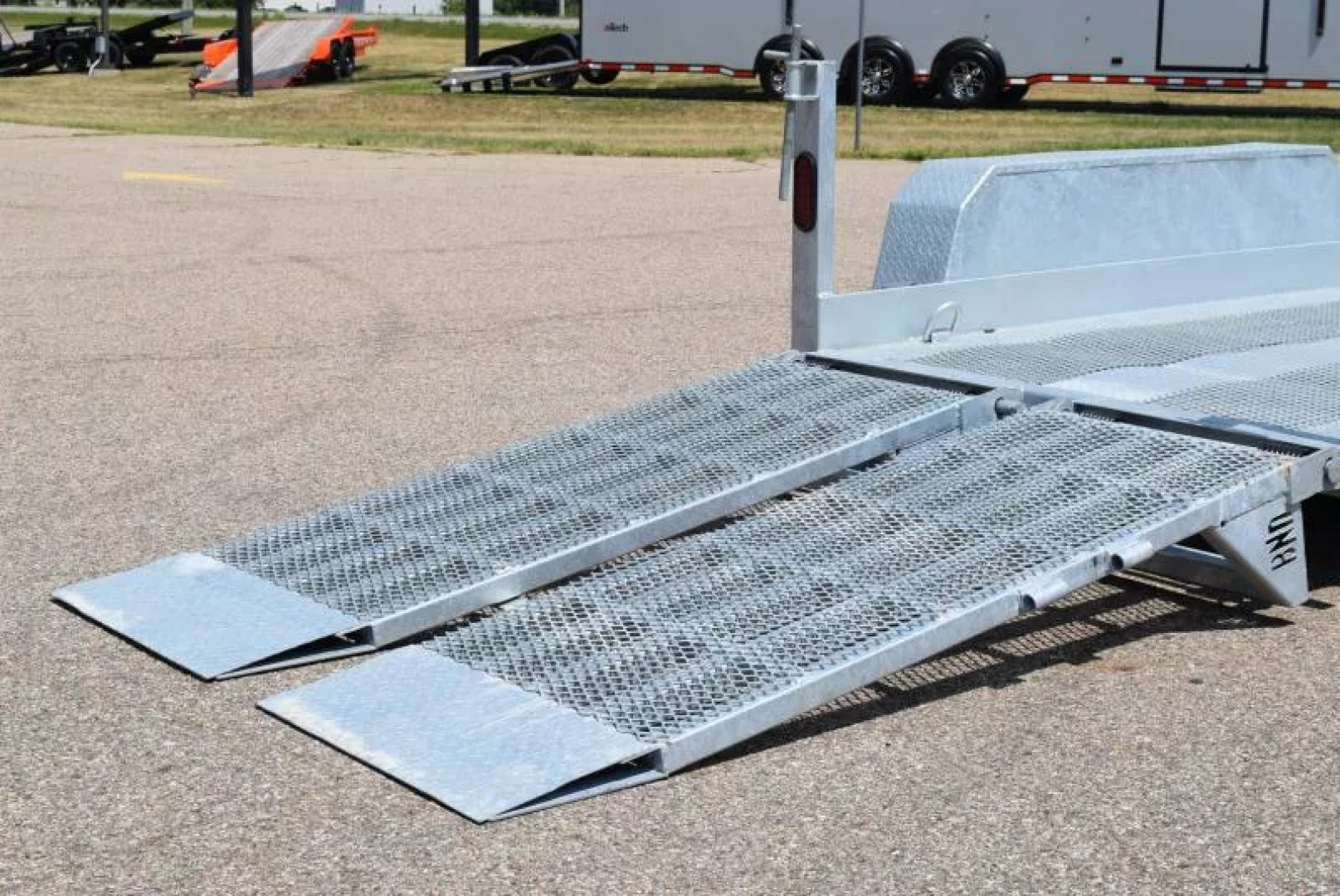 New 2026 BND Trailers 5x10 Galvanized Scissor Lift Equipment Trailer