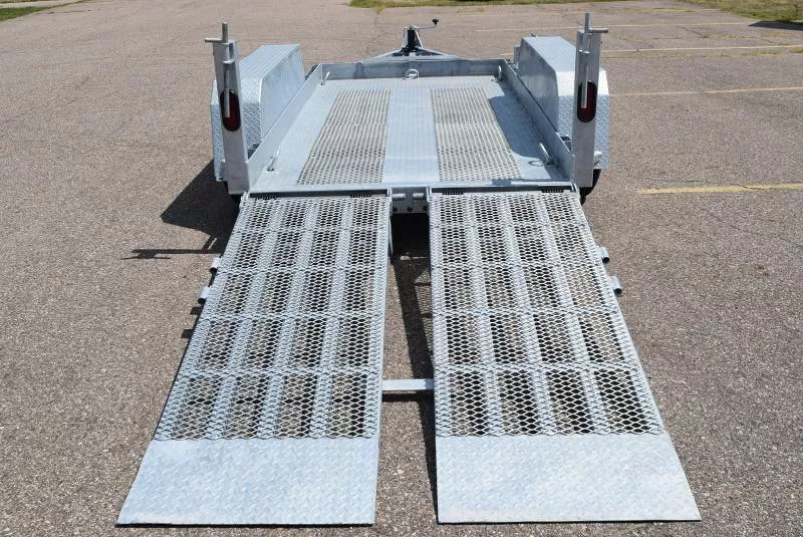 New 2026 BND Trailers 5x10 Galvanized Scissor Lift Equipment Trailer