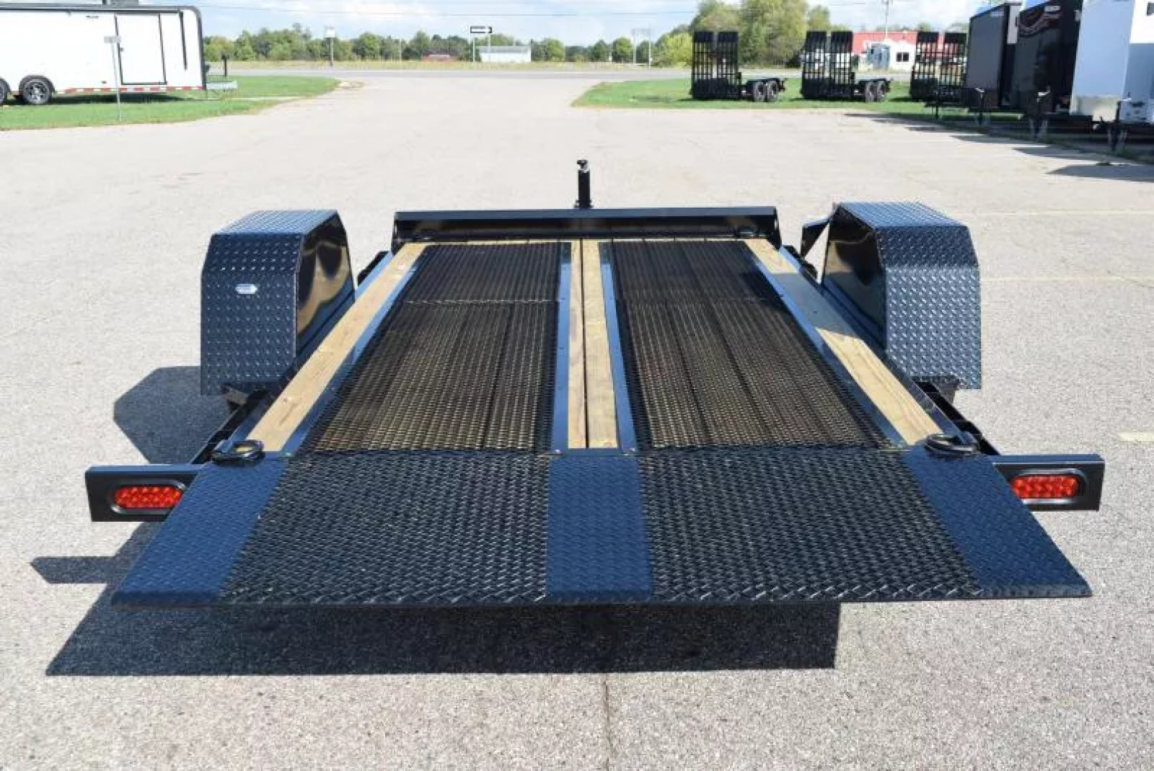 New BND 6x12 TILT BED SCISSOR LIFT EQUIPMENT TRAILER w/ 7000LB AXLE