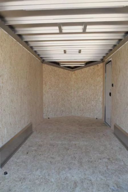 New ATC 7.5x14 STO 400 ALUMINUM CARGO TRAILER w/ BLACK TRIM PACKAGE