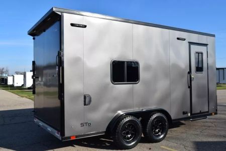 New ATC 7.5x16 STO 450 ALUMINUM CARGO TRAILER w/ ADVENTURE PACKAGE