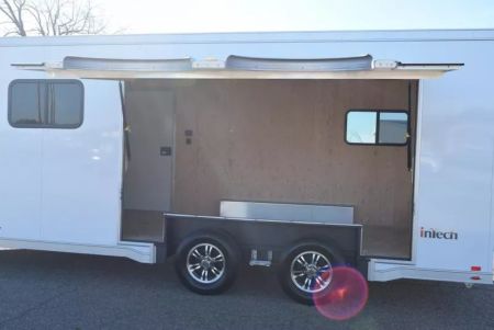 New INTECH 8.5x18+6 ALLSPORT SNOW/ATV/UTV/ COMBO CAR HAULER w/ ESCAPE DOOR