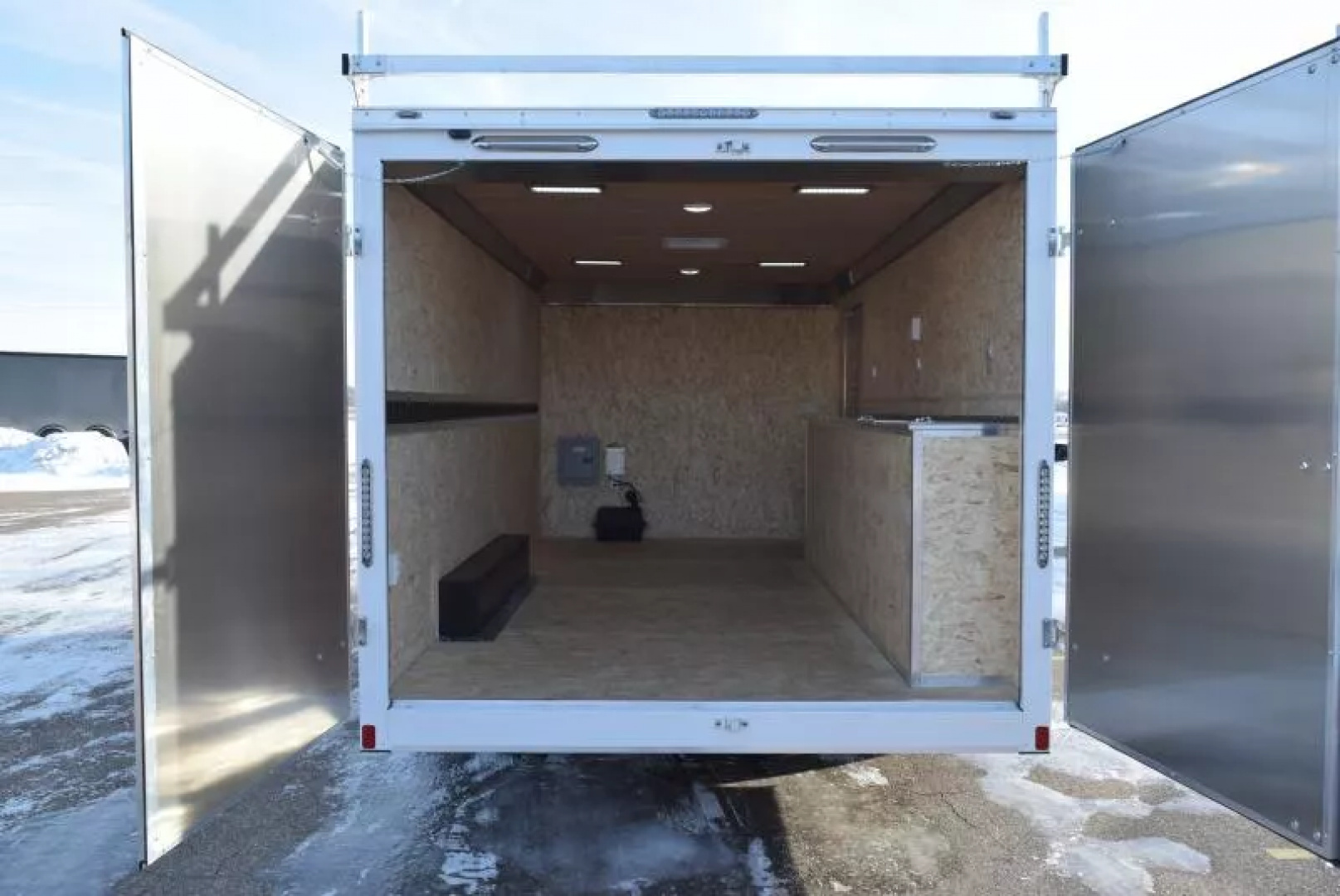 New BRAVO STAR 8.5x16 PRO SERIES CONTRACTOR TRAILER w/ REAR DOUBLE DOORS