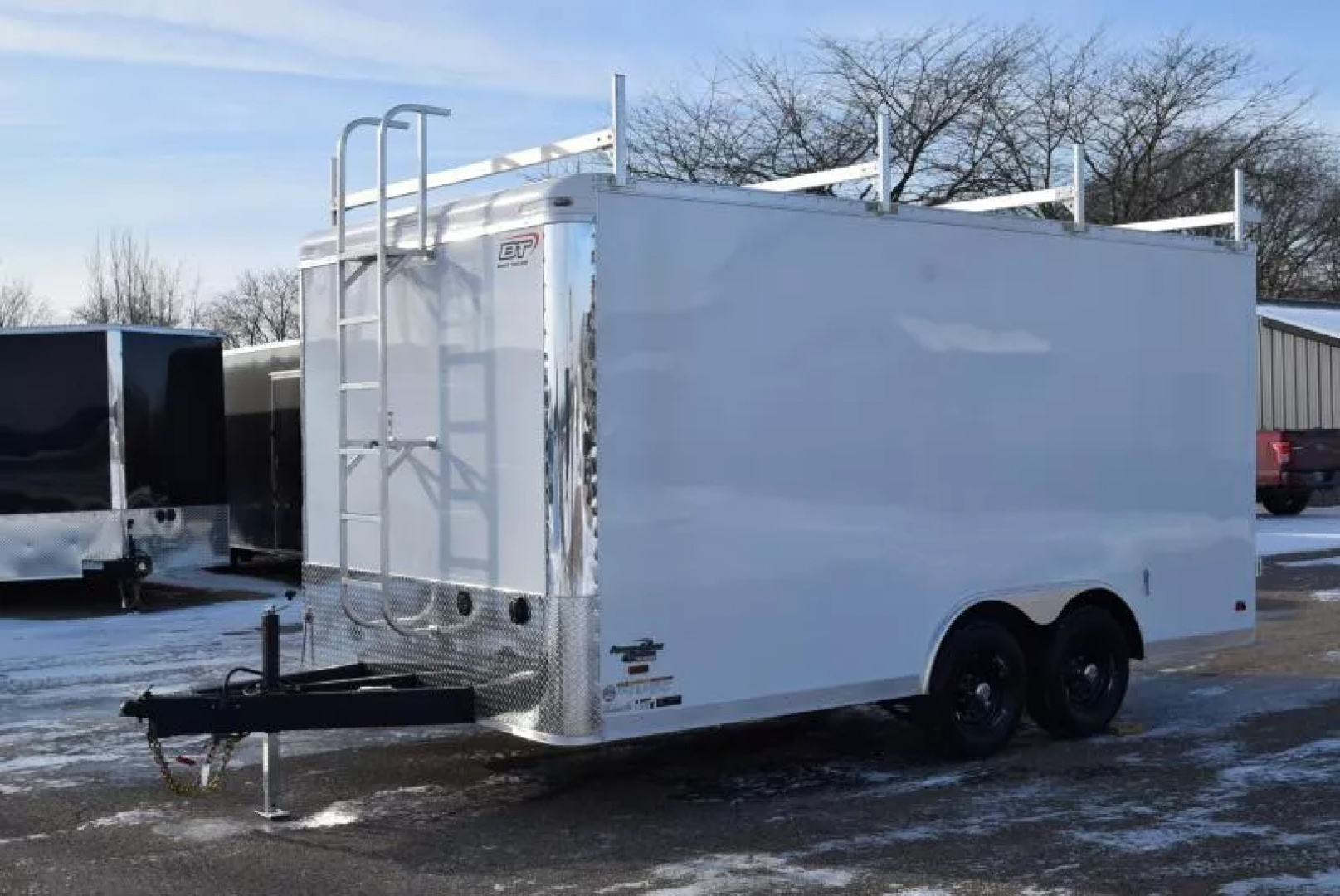 New BRAVO STAR 8.5x16 PRO SERIES CONTRACTOR TRAILER w/ REAR DOUBLE DOORS