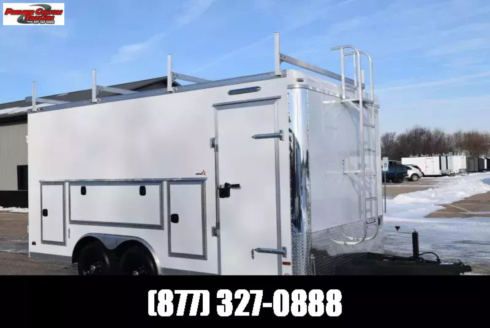 New BRAVO STAR 8.5x16 PRO SERIES CONTRACTOR TRAILER w/ REAR DOUBLE DOORS