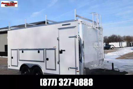 New BRAVO STAR 8.5x16 PRO SERIES CONTRACTOR TRAILER w/ REAR DOUBLE DOORS