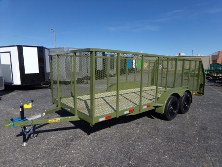 New 2026 Tuff Dawg Trailers 6.4X16 Yard Pup Utility Trailer