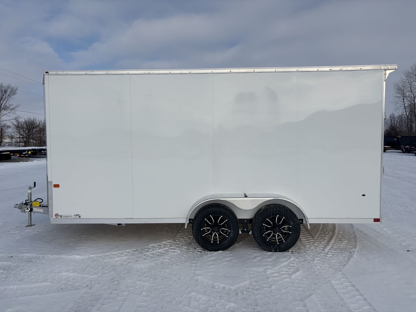 New 2026 Model Year Clearance NEO Trailers NAVLE167-6 (7' X 16') 7K V-Nose Cargo / Enclosed Trailer