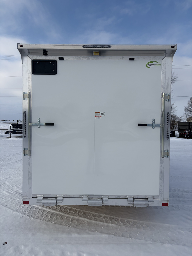 New 2026 Model Year Clearance NEO Trailers NAVLE167-6 (7' X 16') 7K V-Nose Cargo / Enclosed Trailer