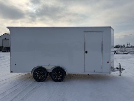 New 2026 Model Year Clearance NEO Trailers NAVLE167-6 (7' X 16') 7K V-Nose Cargo / Enclosed Trailer