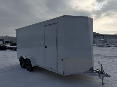 New 2026 Model Year Clearance NEO Trailers NAVLE167-6 (7' X 16') 7K V-Nose Cargo / Enclosed Trailer