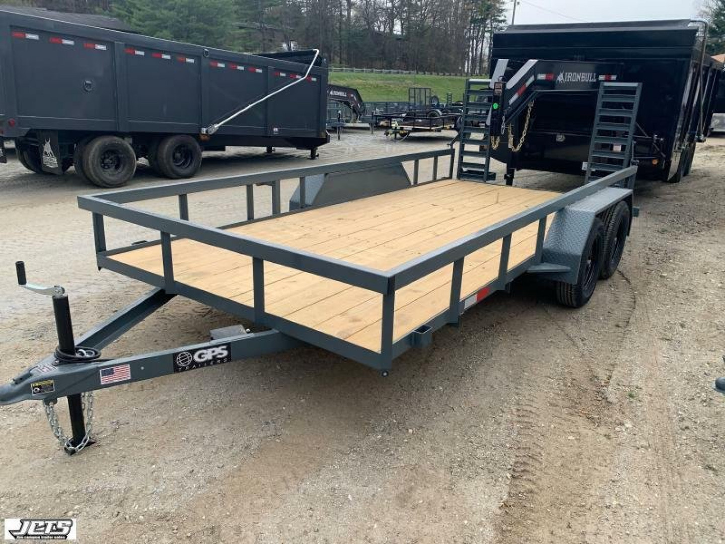 New 2026 GPS Trailers / STH Series / Small Tractor Hauler 82" x 18' Flip Up Ramps 7K