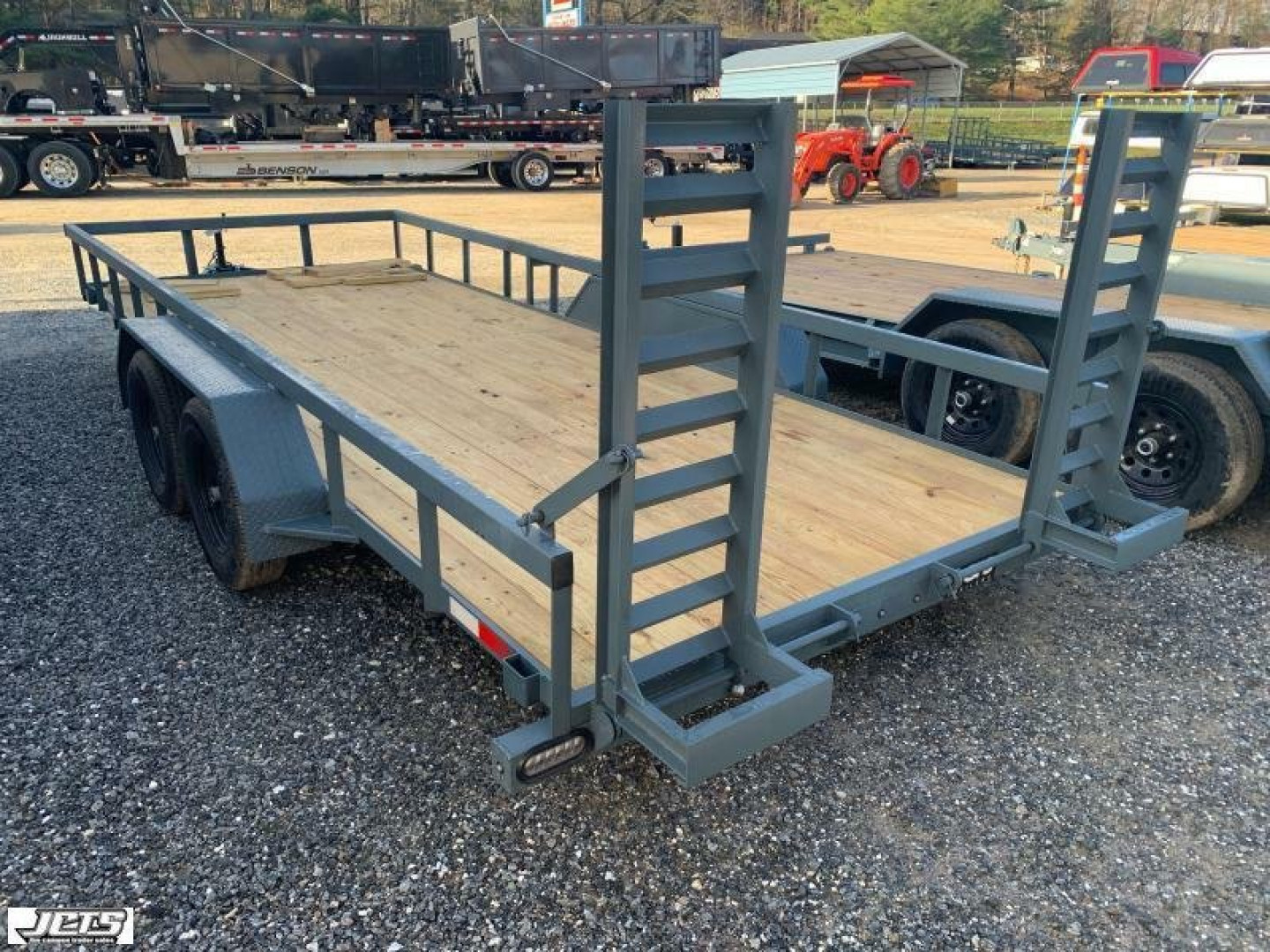 New 2026 GPS Trailers / STH Series / Small Tractor Hauler 82" x 18' Flip Up Ramps 7K