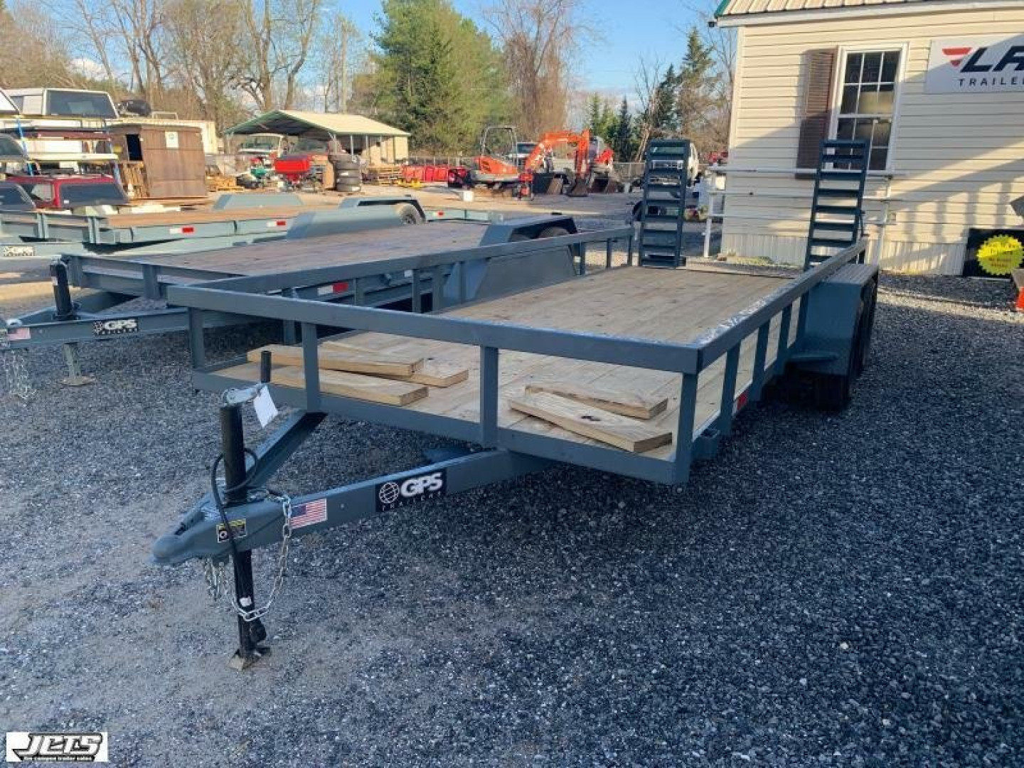 New 2026 GPS Trailers / STH Series / Small Tractor Hauler 82" x 18' Flip Up Ramps 7K