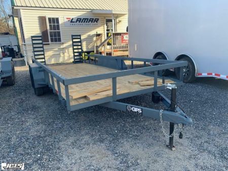 New 2026 GPS Trailers / STH Series / Small Tractor Hauler 82" x 18' Flip Up Ramps 7K