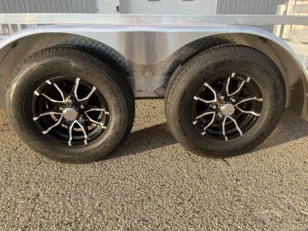 New 2026 Black Rhino *INCOMING* Aluminum 81"x16' LST716A w/ Bifold Gate (ATV / UTV / Side by Side) Utility Trailer
