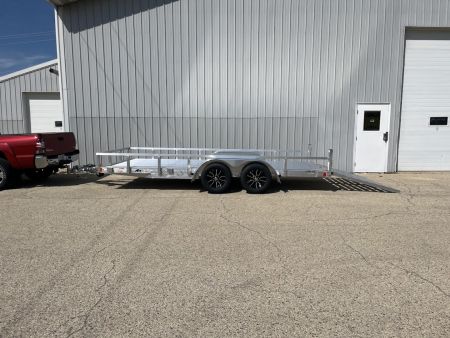 New 2026 Black Rhino *INCOMING* Aluminum 81"x16' LST716A w/ Bifold Gate (ATV / UTV / Side by Side) Utility Trailer