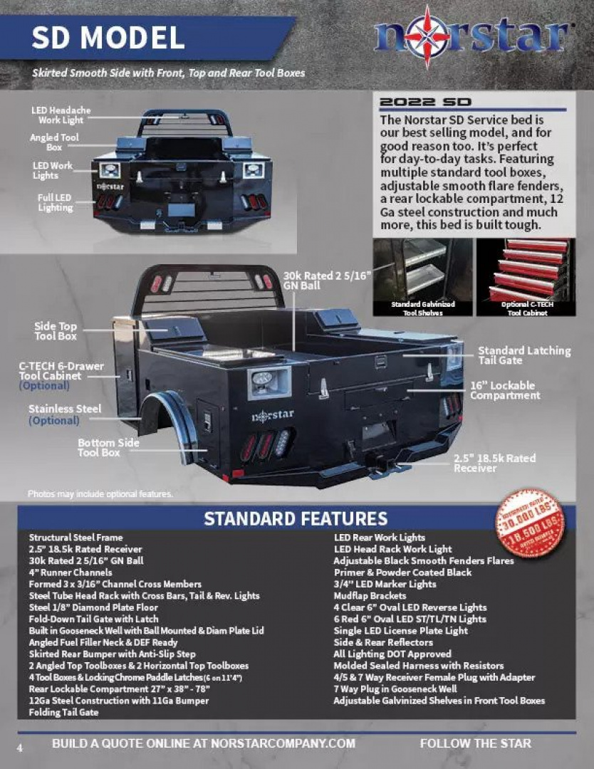 New Norstar SD 8'6" x 90" _ 58 CTA
